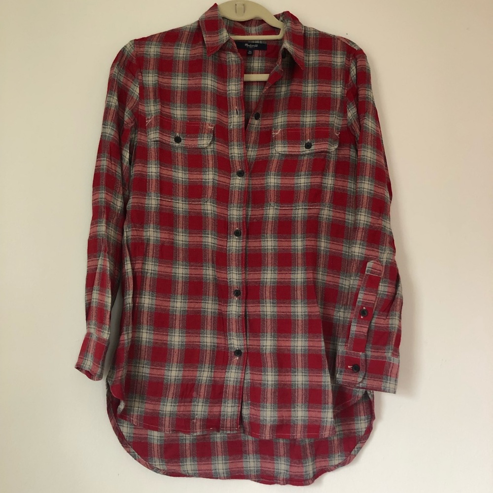 Madewell Oversized Ex Boyfriend Flannel